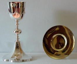 Irish solid silver Chalice